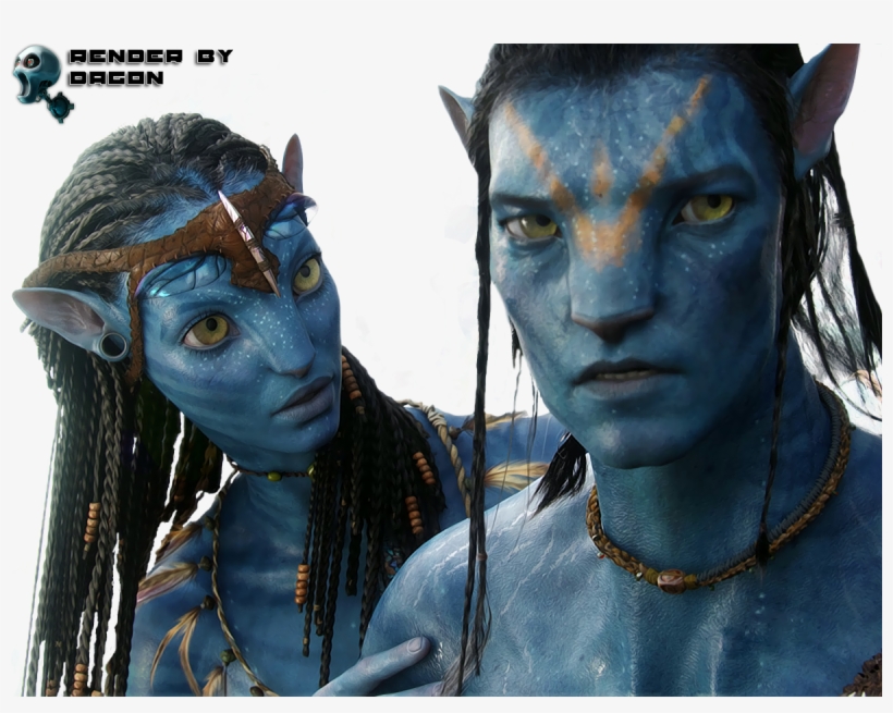 Neytiri And Jake Sully, transparent png #7595406