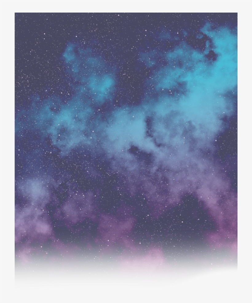 Sticker Galaxy Dark Galaxia Blue Purple Stars Night - Fondos De Pantalla Random, transparent png #7595797