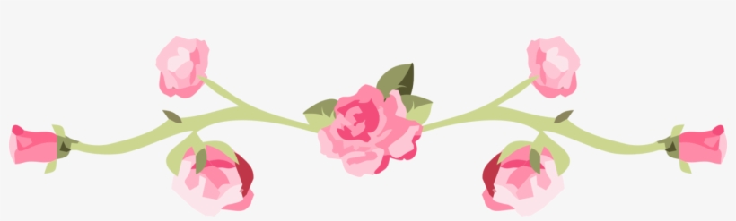 Tea Rose Border, transparent png #7595902
