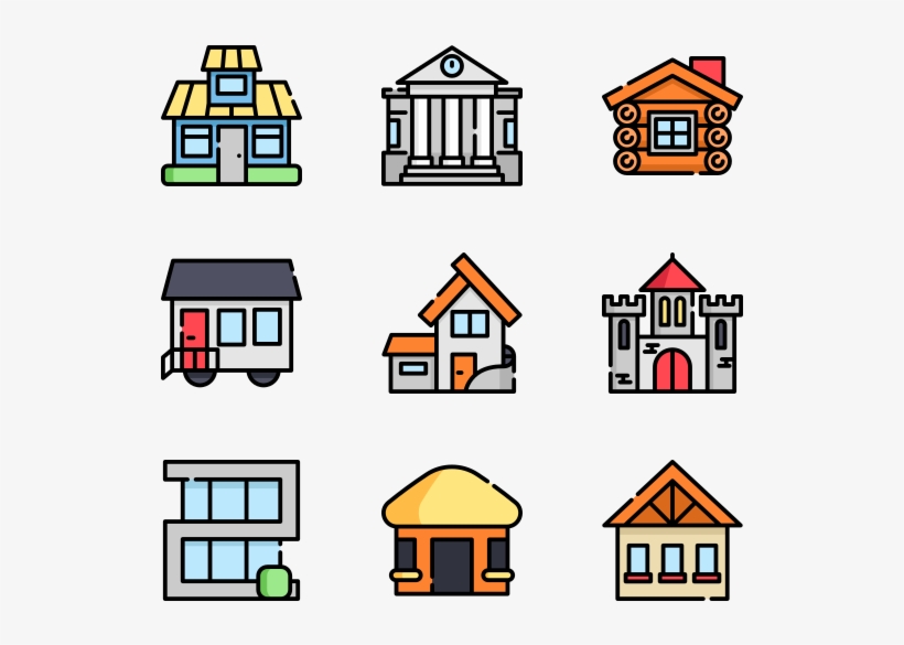 Type Of Houses, transparent png #7597513