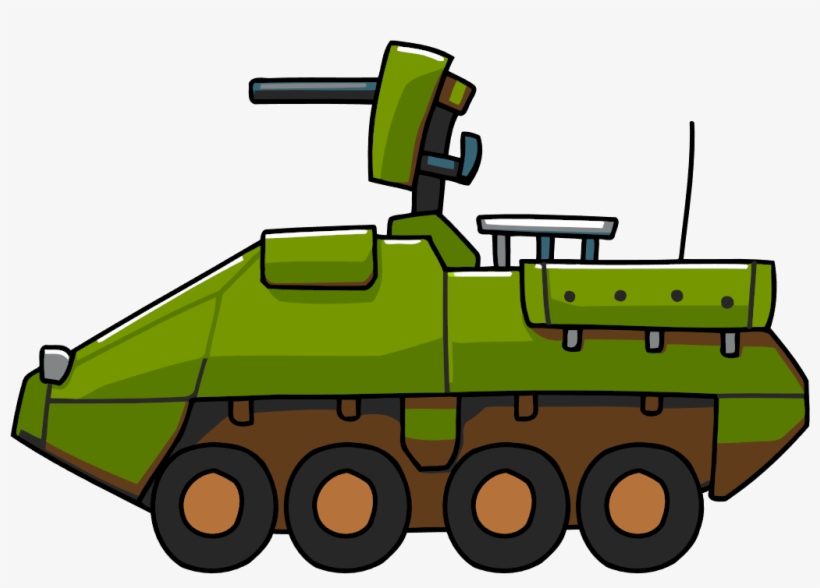Tank Clipart Army Tanker - Scribblenauts Unlimited Vehicle List, transparent png #7598405