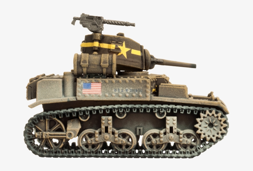 M3 Stuart Light Tank Platoon (ubx56) - Scale Model, transparent png #7598610