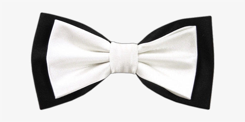 Formal Satin Bow Ties - Black Bow Tie Png, transparent png #7599399