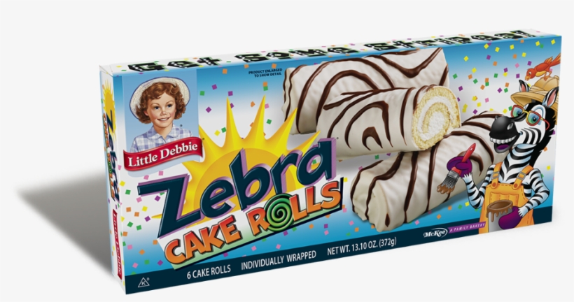 Cakes - Zebra Cake Rolls, transparent png #7599546