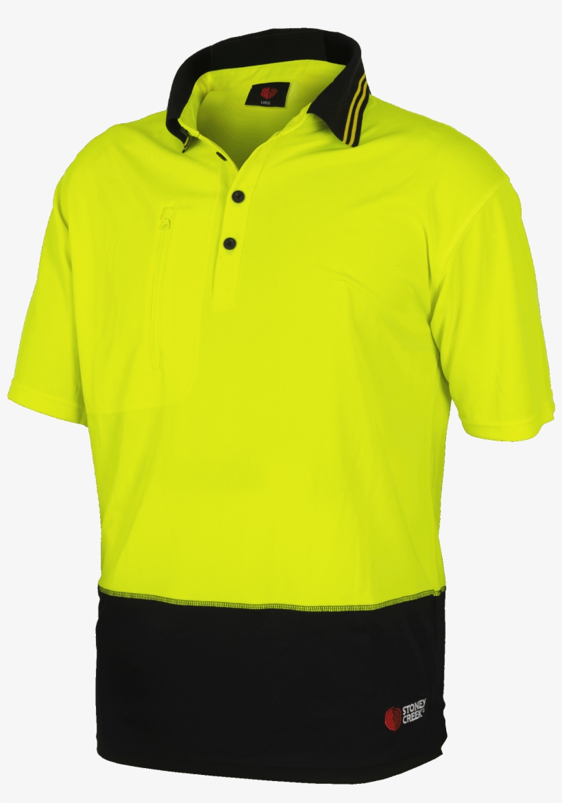 Description - Polo Shirt, transparent png #7599884