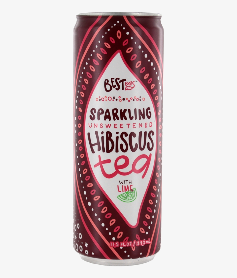 Besteas Sparkling Unsweetened Hibiscus Tea Lime Case, transparent png #760308