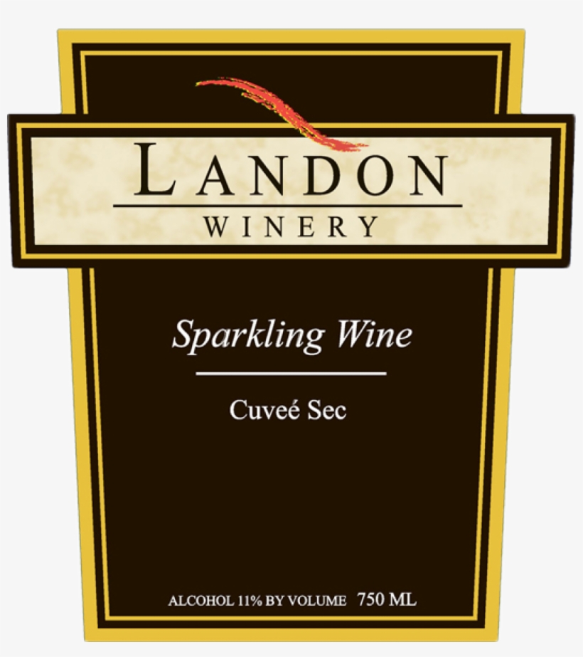 Sparkling Wine - Landon Winery, transparent png #760443