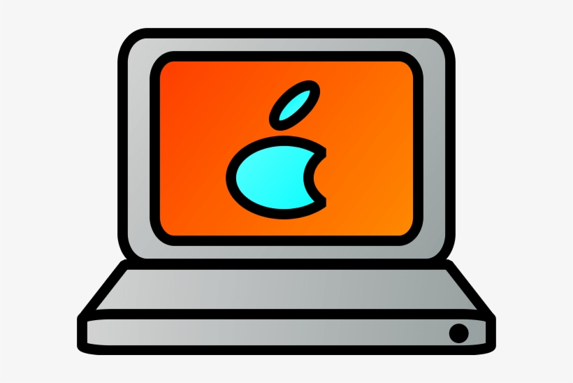 Apple Laptop Clipart Free - Mac Book Clipart, transparent png #760524