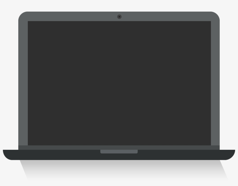 Life Is Happening Now - Laptop Flat Design Png, transparent png #760632
