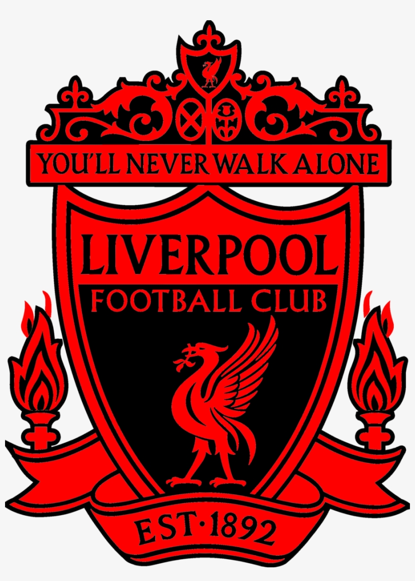 Fc Liverpool Logo - Liverpool Fc Black And Red, transparent png #760911