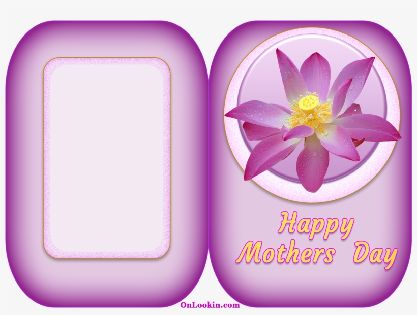 Happy Mothers Day Lilac Lotus Flower - Happy Mothers Flower Cards, transparent png #761206