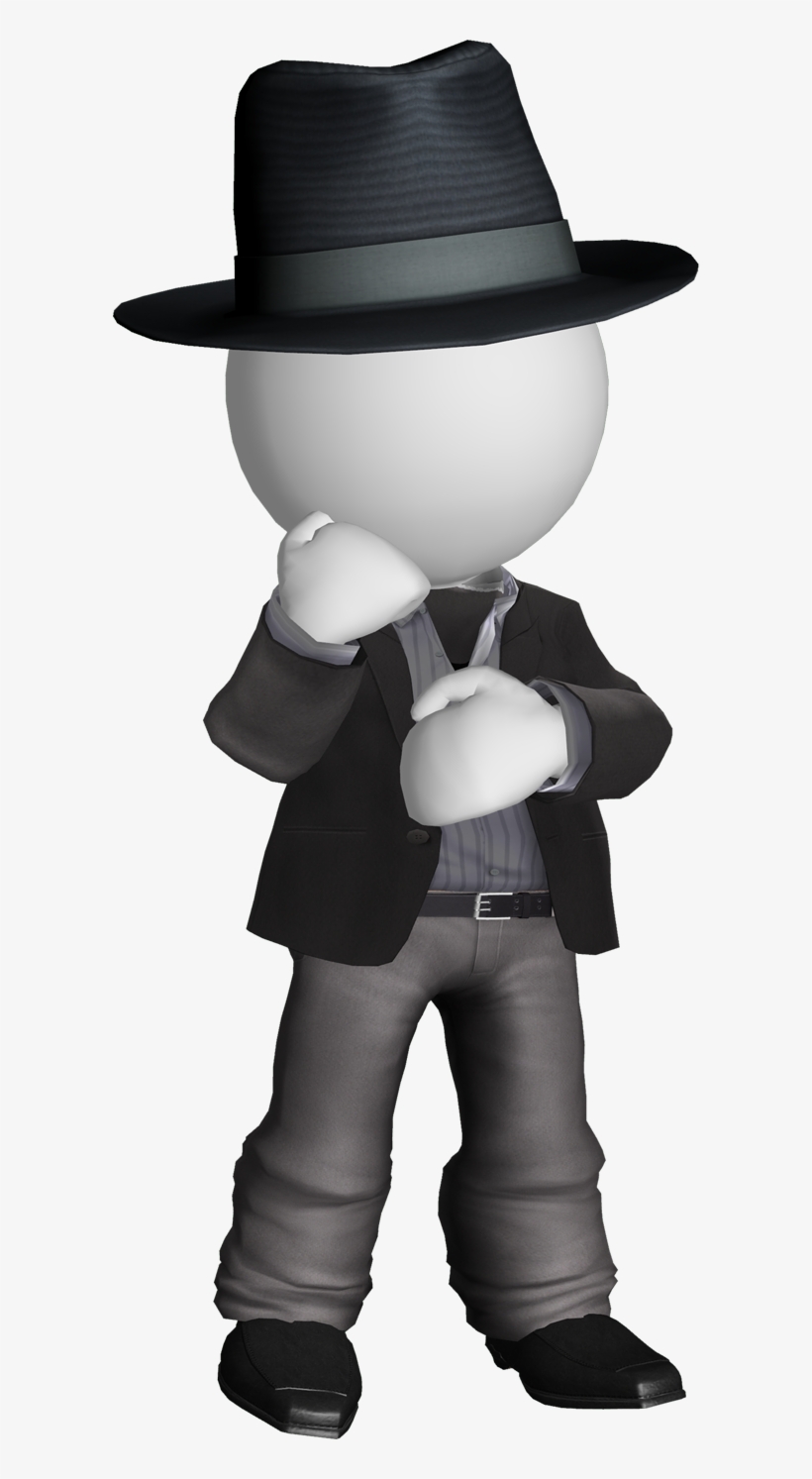 Man With Suit 05 - 3d Man In Suit, transparent png #761427