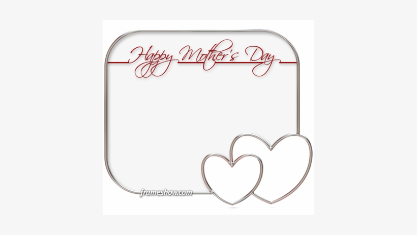 Elegant Happy Mothers Day Photo Frame - Happy Mothers Day Frames Png, transparent png #761535