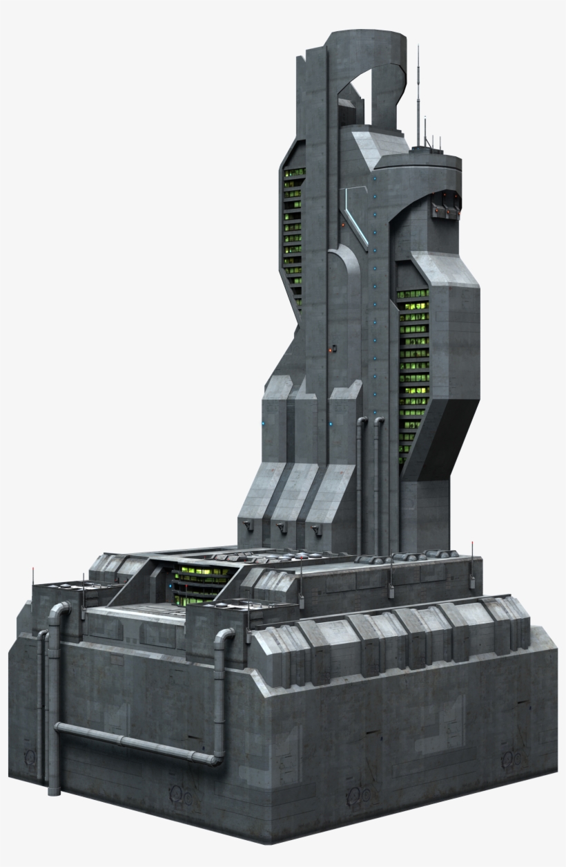 Image Result For Sci Fi Building - Sci Fi Building Png, transparent png #761934