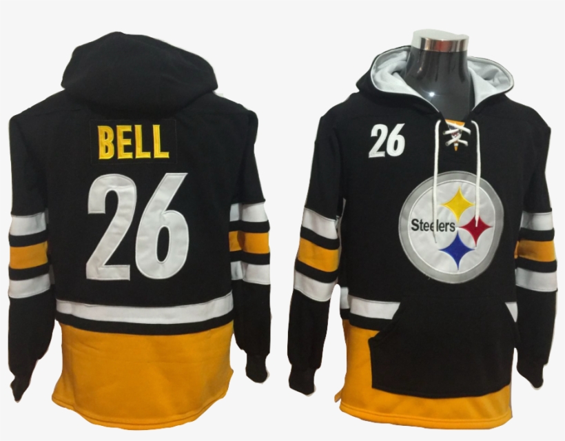 Pittsburgh Steelers Lacer - Pittsburgh Steelers Lacer - Le'veon Bell Black Pullover, transparent png #761966