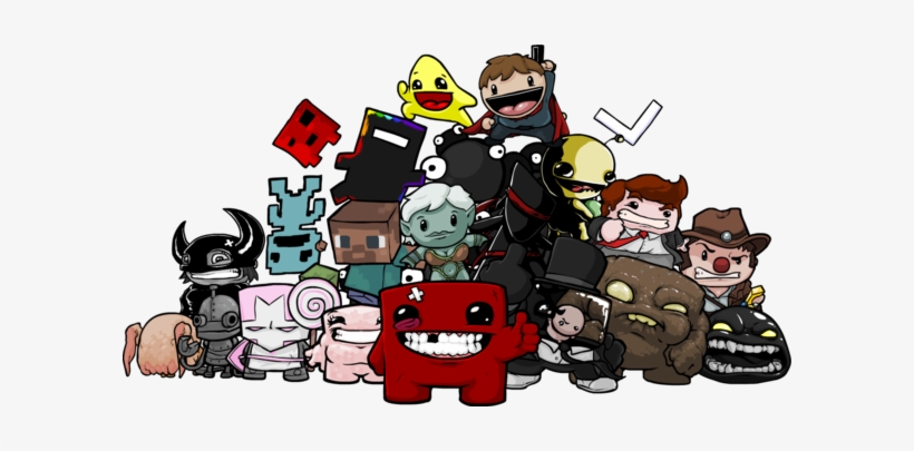 Super Meat Boy Characters, transparent png #762124