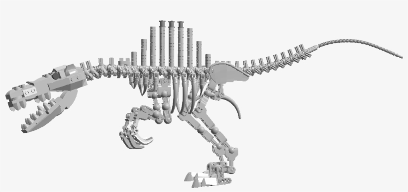 Jurassic World Spino Skeleton - Baryonyx, transparent png #762246