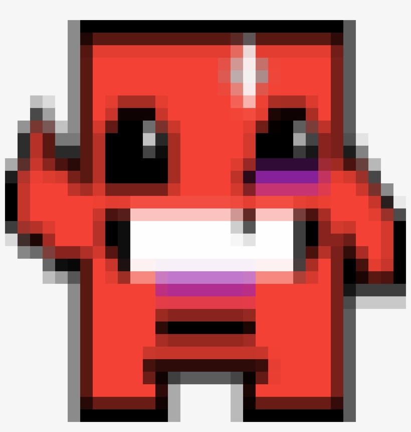 Super Meat Boy - Graphic Design, transparent png #762400
