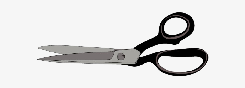Clip Black And White Download Tailor Png - Fabric Scissor Clipart, transparent png #762919