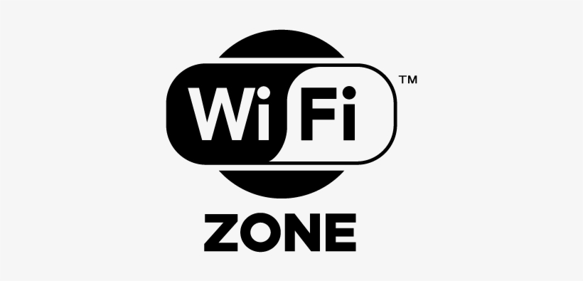 Wifi Zone Vector Black And White Library - Wifi Vector Free Download, transparent png #763325