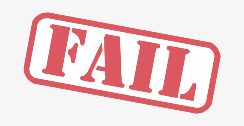 Fail Clipart Stamp - Transparent Failure Clip Art, transparent png #763393