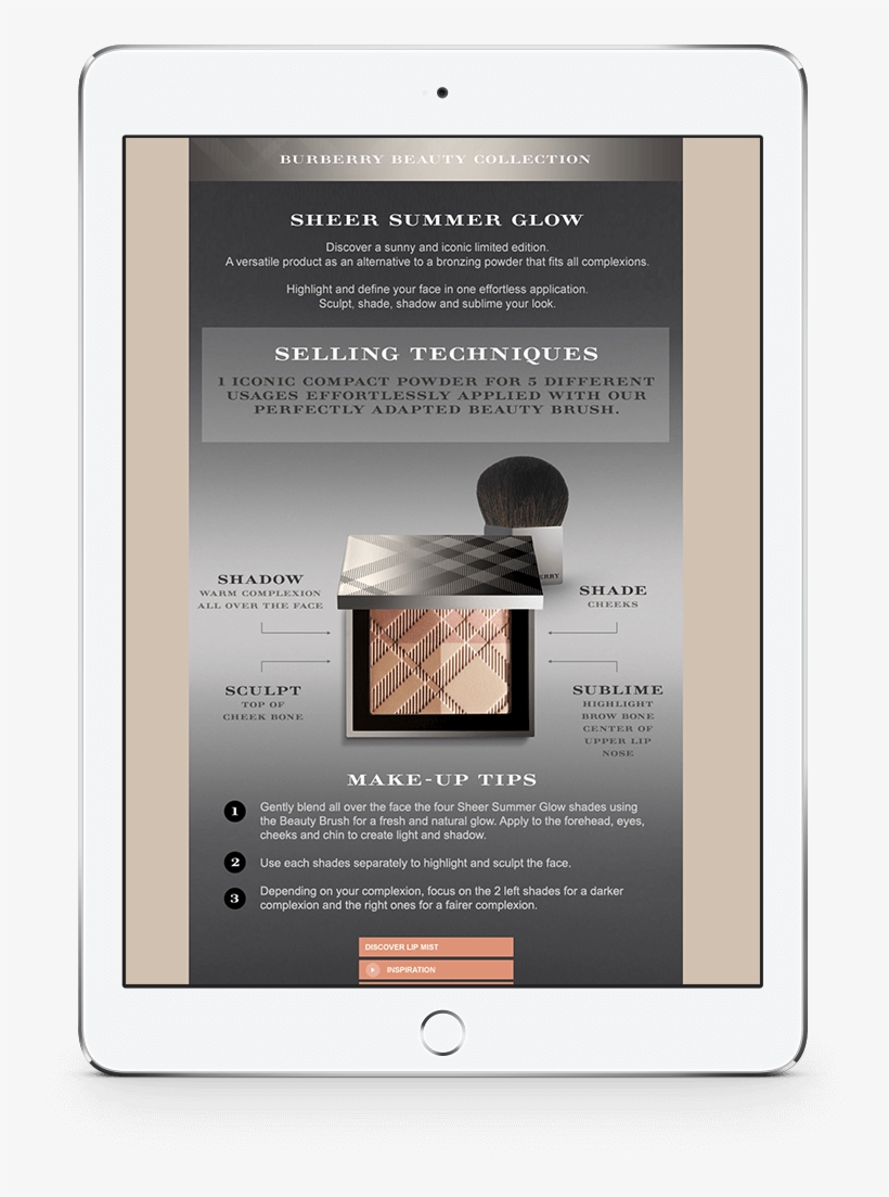 Burberry Beauty Introduces Iconic Nudes - E-book Readers, transparent png #763456