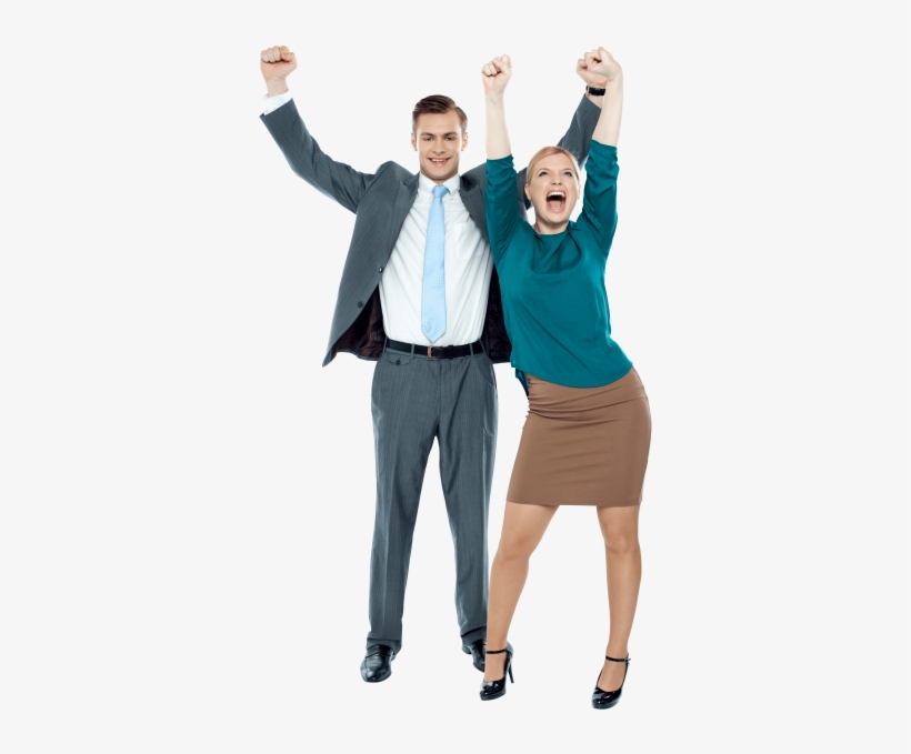 Free Png Love Couple Png Images Transparent - Excited Business People, transparent png #763565