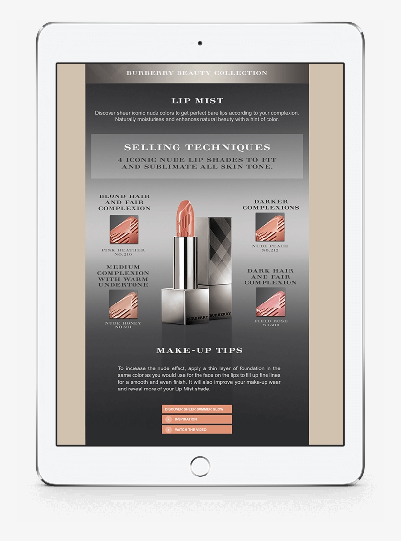Burberry Beauty Introduces Iconic Nudes - Flyer, transparent png #763588