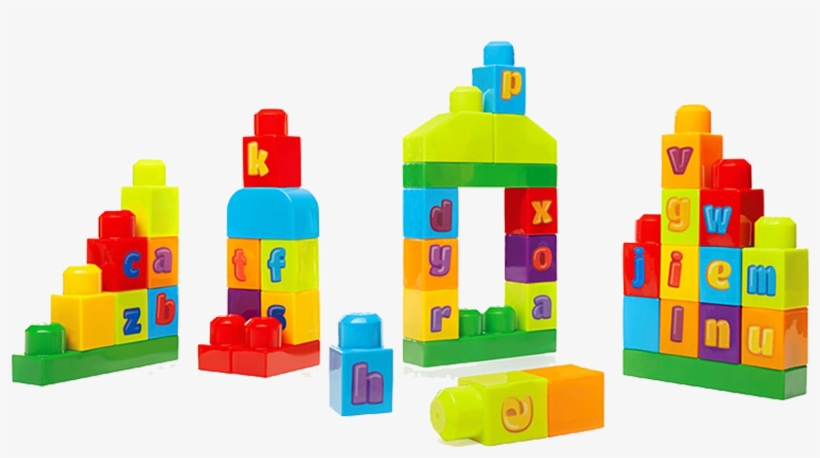 Mega Bloks First Builders 1 2 3 Abc Spell - First Builders Abc Spell, transparent png #763675