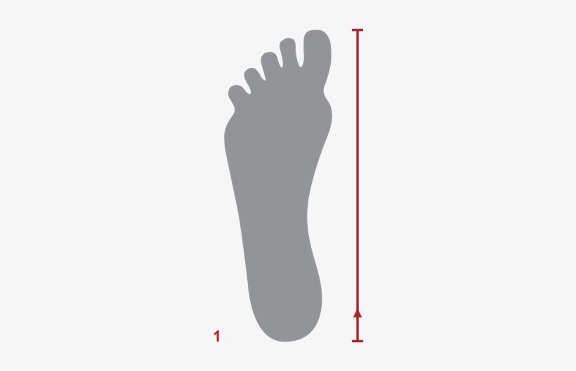 Choose The Right Size - Footprint, transparent png #763731