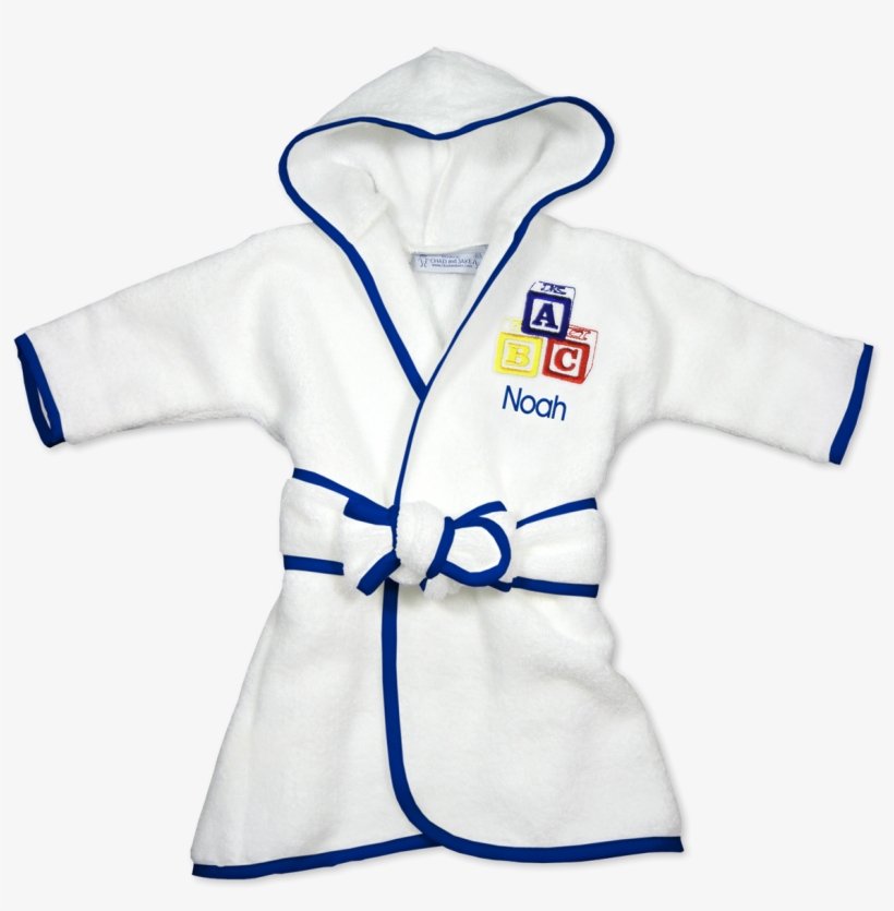 Personalized Infant Robe With Abc Blocks Primary - Jet Clothing For Newborn, transparent png #763828