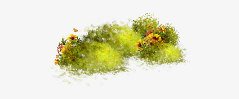 Nature Grass And Flowers Png - Portable Network Graphics, transparent png #763977
