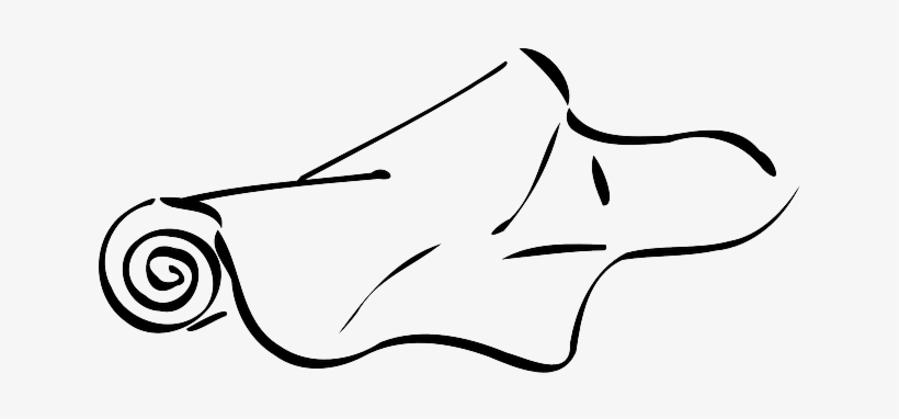 Courageous Movie Clipart - Fabric Clipart Black And White, transparent png #764038