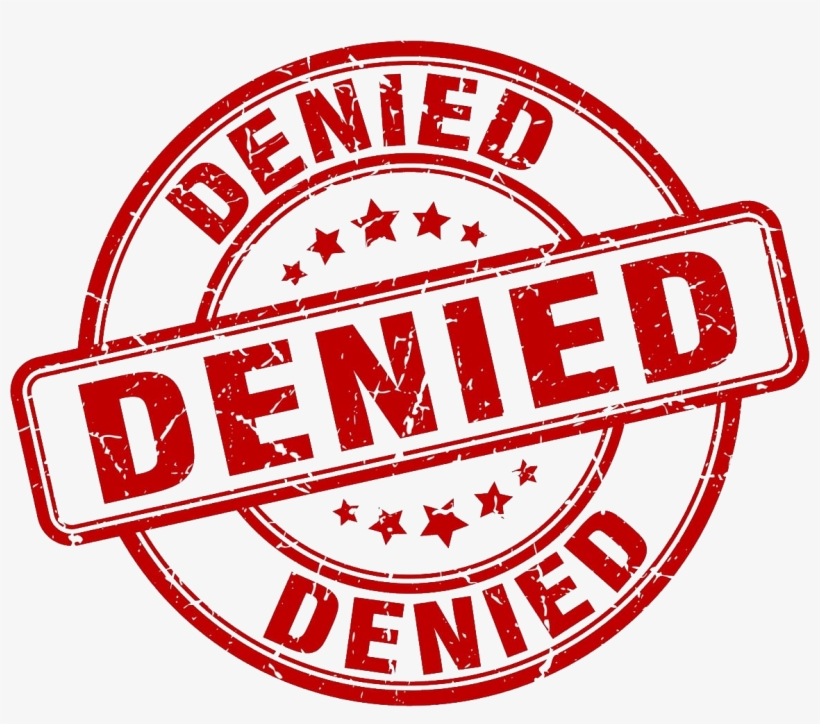 Denied Png - Free Delivery Stamp Vector, transparent png #764085