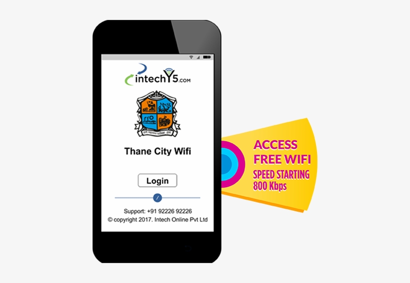 Free Wifi In Thane City - Thane Mahanagar Palika, transparent png #764106