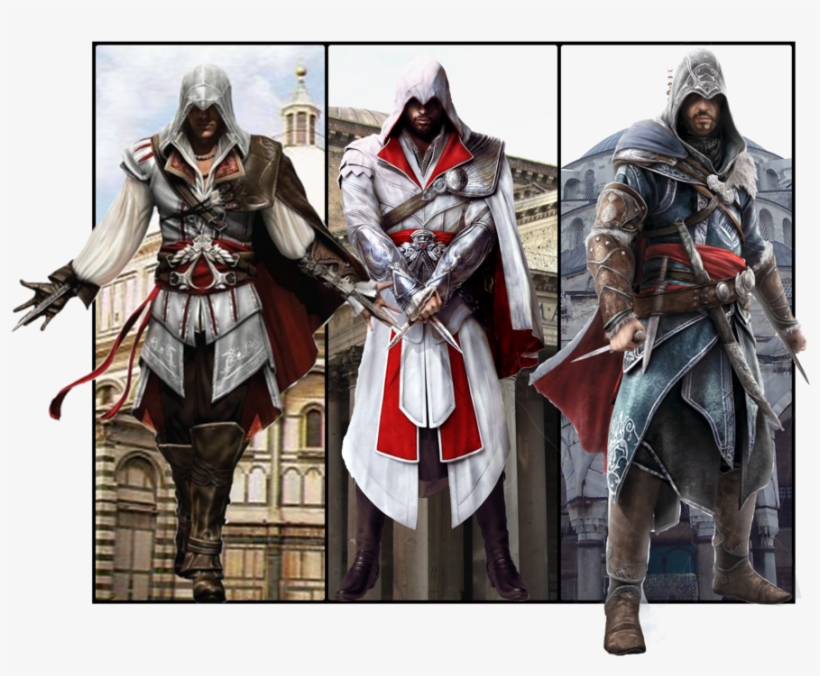 Ezio Auditore Da Firenze - Assassins Creed Trilogy Ezio, transparent png #764202