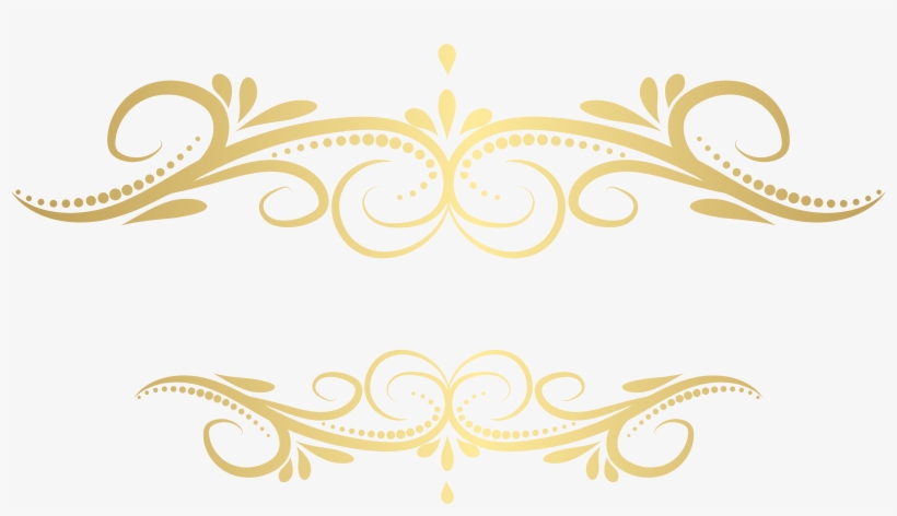Gold Element Png Clip Art Gallery Yopriceville High - Vintage Swirl, transparent png #764388