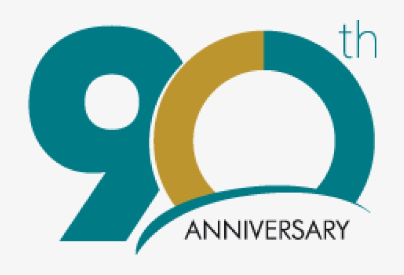 90s Vector 90th Anniversary - Abc Industries, Inc., transparent png #764504