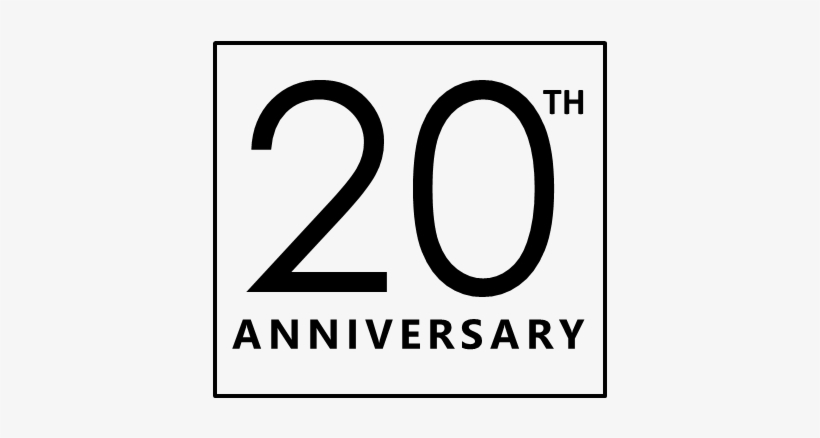 20th-anniversary - Celebrating 20th Anniversary, transparent png #764552
