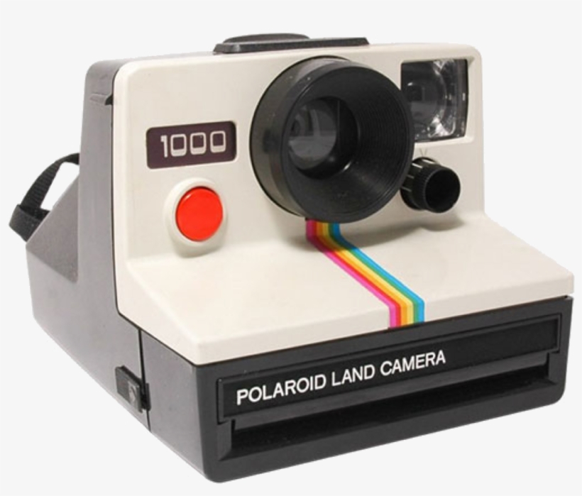 Polaroid Camera Vintage Vintagecamera 90s 90saesthetic - Polaroid 1000, transparent png #764660