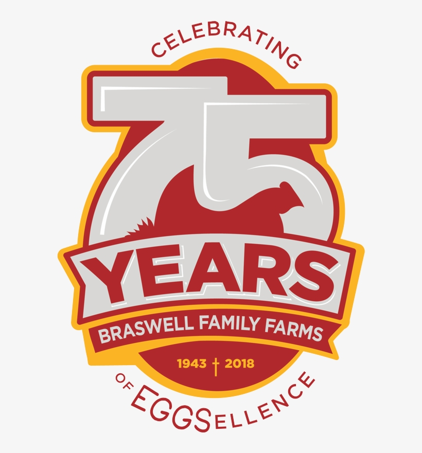 Braswell 75th Anniversary - Emblem, transparent png #764707