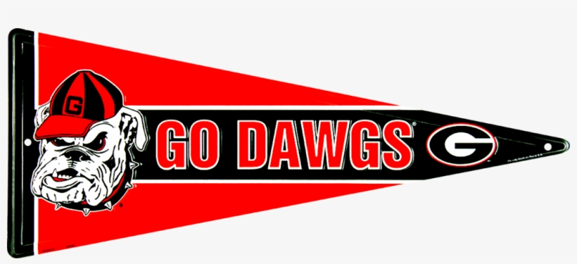 Georgia Bulldogs Pennant, transparent png #764763