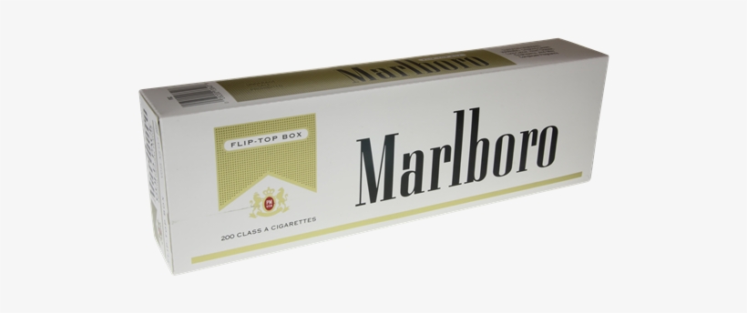Marlboro Gold King Box - Marlboro Cigarettes, Silver Pack, Menthol, 100's -, transparent png #764800