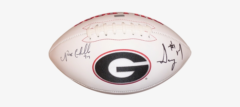 Nick Chubb And Sony Michel Autographed Georgia Bulldogs - Georgia Bulldogs Football Team, transparent png #764925