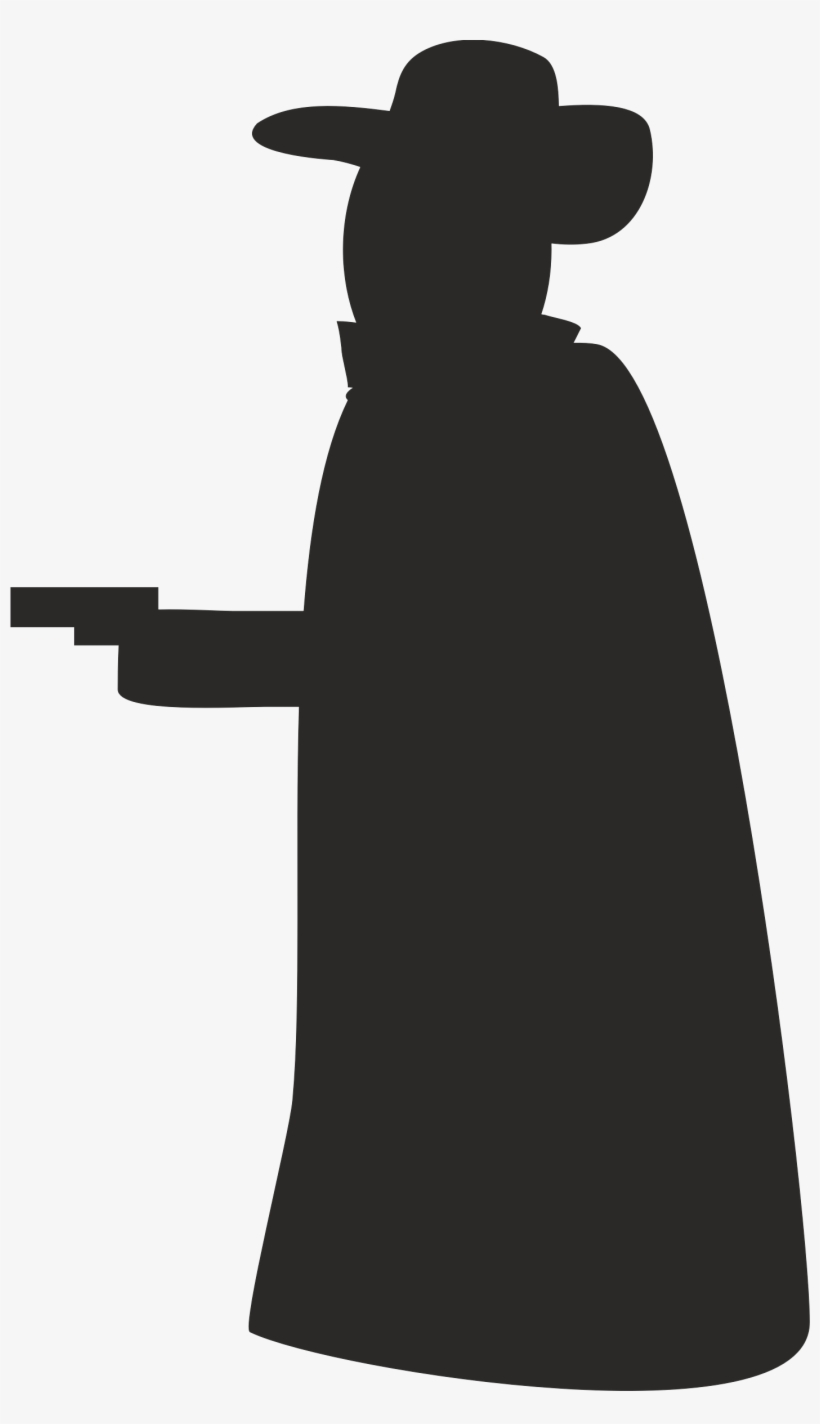 This Free Icons Png Design Of Robber With Gun Silhouette, transparent png #765584