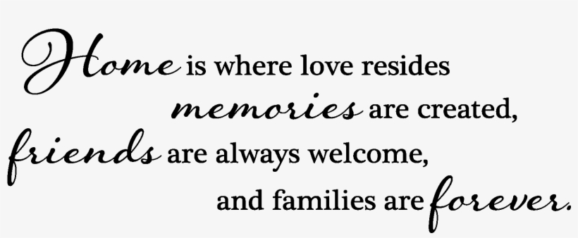 Belvedere Designs Llc Home Is Where Love Resides Wall, transparent png #765610
