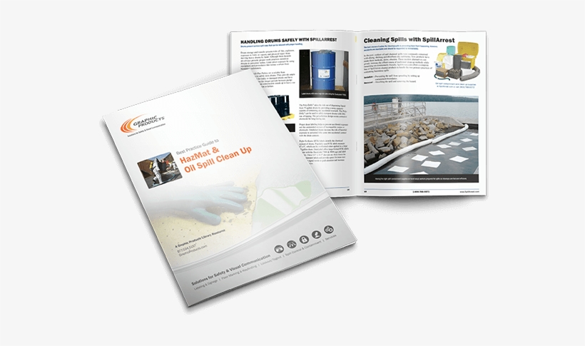 Hazmat And Oil Spill Clean Up Guide Spread - Ölsperre, transparent png #765663