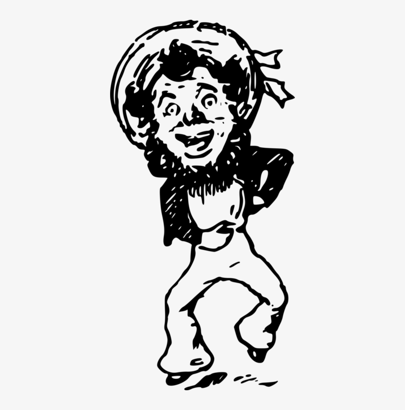 Leprechaun Fairy Visual Arts Drawing Computer Icons - Black White Leprechaun Transparent, transparent png #765755