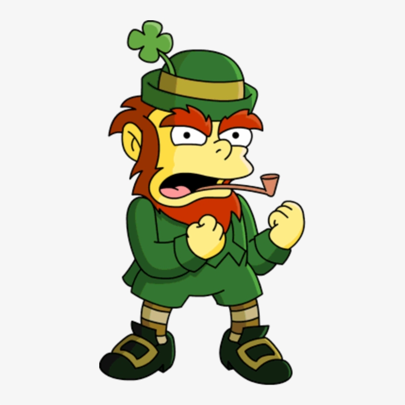 Leprechaun Tapped Out - Leprechaun Simpsons, transparent png #765847