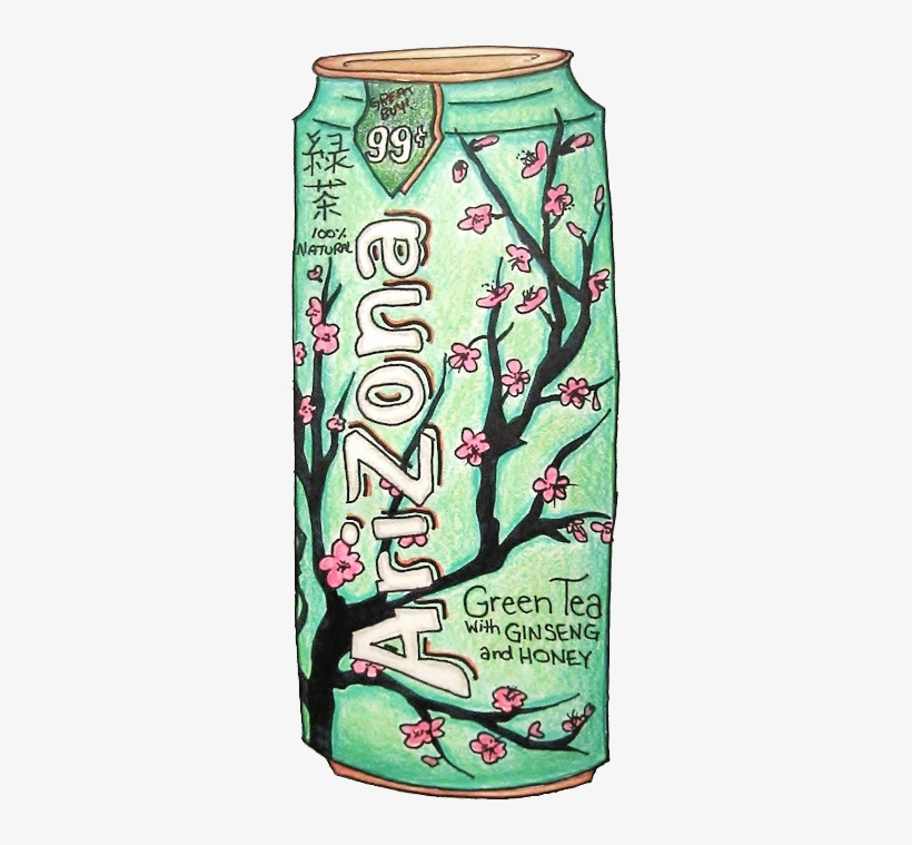 Drawn Nutella Arizona Tea - Arizona Green Tea Drawing, transparent png #765945